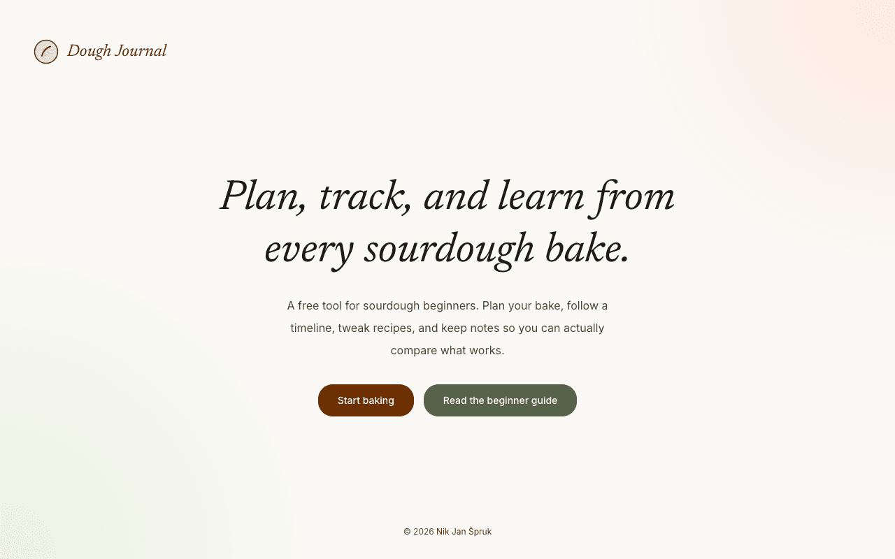Dough Journal